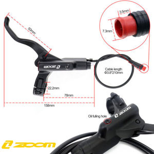 ZOOM vélo électrique 4 Piston <span class=keywords><strong>frein</strong></span> à disque hydraulique HB-876E <span class=keywords><strong>avant</strong></span>/arrière 1110/1860mm vtt <span class=keywords><strong>frein</strong></span> de vélo - Product Image 3