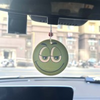 Ambientador de Papel Colgante Personalizado con Aroma a Limón, Purificador de Aire para Coche, Clip de Evaporación Natural, Tamaño Personalizable