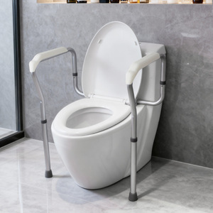 Pulse Health Toilet <b>Grab</b> <b>Bar</b> Aluminum Alloy 136kg Load Bearing No Drilling Required For Seniors Bathroom Safety - Product Image 2