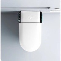 Toilette intelligente de luxe avec écran tactile, toilette intelligente électronique autonettoyante avec siège bébé