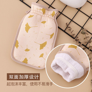 Bath Scrubber Towel Fine Sand Drawstring Skin Friendly Back Cleaning Towel Adult Household Use - Product Image 3