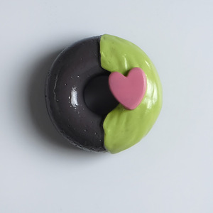 Pegatina de succión magnética decorativa para refrigerador de hamburguesa de pan de Donut de dibujos animados lindo creativo - Product Image 3