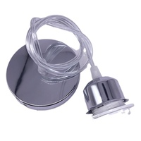 Support de lampe suspendu Ruyi E27 à vis filetée complète, support de demi-gobelet pour lampe, 250V, DIY, garantie 3 ans, usage intérieur