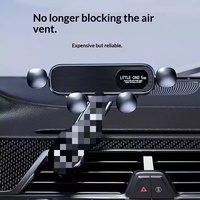 Support de téléphone portable en plastique pour voiture, fixation sur grille d'aération, pour navigation automobile et utilisation sur bureau, avec support réglable à 360 degrés