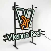 Open LED Neon Sign Lettre acrylique artificielle à changement de couleur pour la spécification de lettre publicitaire avec bandes LED