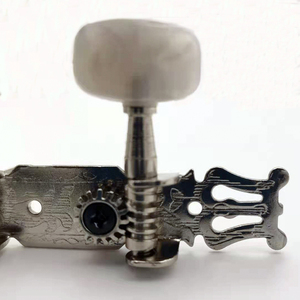 Meccaniche per Chitarra <span class=keywords><strong>Classica</strong></span> a 3 Fili con Albero a 3 File, per Corde in Acciaio, Set Destro + Sinistro, Chiave di Accordatura - Product Image 4