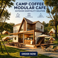 Maison conteneur de luxe préfabriquée pliable 20ft 40ft, modulaire en kit, portable, pour bureau, hôtel, complexe hôtelier, villa