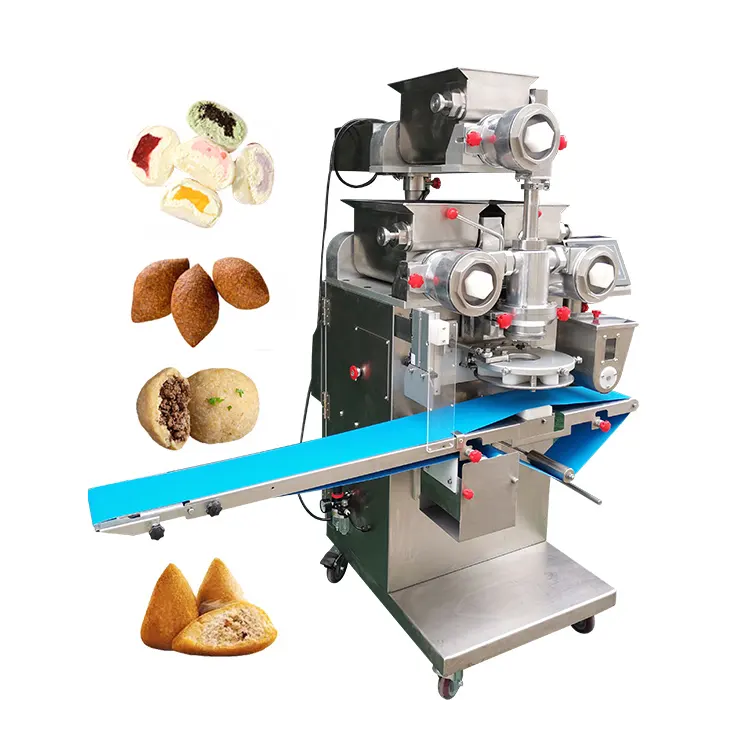 Dépôt automatique professionnel de biscuits Double couleur espagne Coxinha Churro incruster Falafel Machine à vendre