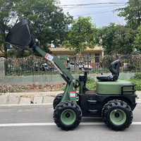 TOHO TH600SE 1.2 Ton Minipala Compatta Elettrica 4x4 a Batteria per Piccole Fattorie, Miglior Prezzo in Cina