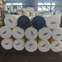 Tige en nylon PA6 à surface lisse et résistante à l'usure, qualité industrielle, taille personnalisée, service de découpe 5 mm pour pièces d'isolation électrique