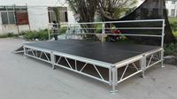 Rampe de scène en alliage d'aluminium 6061-T6, hauteur 1m, largeur 1,22m, pour plateforme de scène