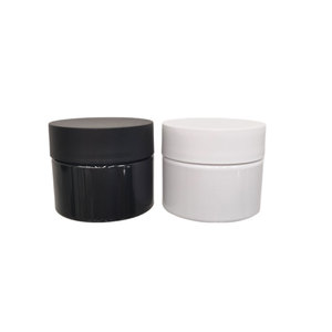 Frascos de Vidrio Pequeños Herméticos y Resistentes a los Rayos UV de 3.5g, Personalizados, con Tapa a Prueba de Olores y Resistente a Niños, en Blanco y Negro, Aptos para Alimentos, Contenedor para Hierbas - Product Image 3