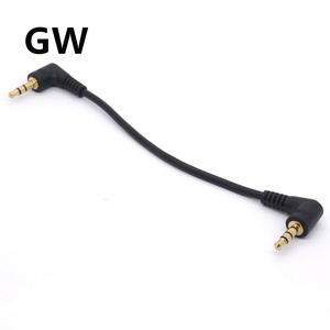 Gerawell 90 درجة 10 في تسخير 3 أعمدة ، غير محجوبة صوت Aux ذكر CE لتوصيل الأسلاك للهاتف والسيارة Aux - Product Image 3