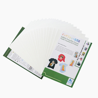 Papier transfert thermocollant jet d'encre pour tissus en coton foncé A4 A3 US Letter 8.5"x11" Tabloid 11"x17" Feuilles de transfert DIY pour T-shirts