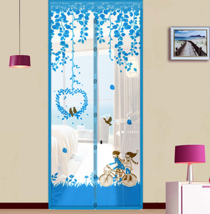 <span class=keywords><strong>Rideau</strong></span> <span class=keywords><strong>de</strong></span> <span class=keywords><strong>porte</strong></span> moustiquaire isolant robuste en maille polyester-coton, mains libres, avec fermeture magnétique, personnalisable - Product Image 5