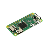 Kit de carte Raspberry Pi Zero W d'origine 1GHz CPU monocœur 512 Mo de RAM BLE et WiFi Pi 0 WH avec en-tête de broche Raspberry Pi Zero W