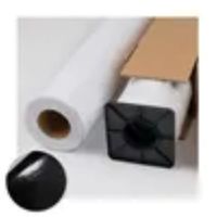 Rouleau de matériaux pour affiches à dos noir à base d'eau en gros au prix d'usine, papier autocollant imprimable à colle noire pour usage commercial