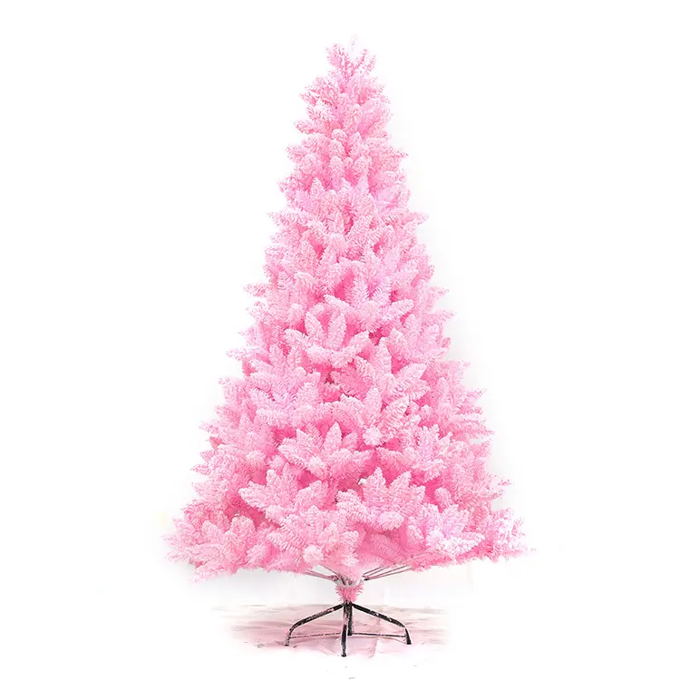Duoyou गर्म बिक्री क्रिसमस की सजावट के पेड़ उच्च अंत पवित्र गुलाबी क्रिसमस पेड़