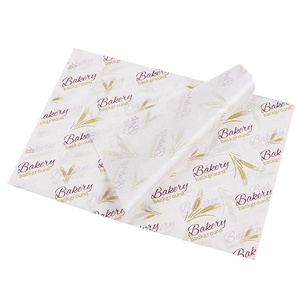 Bán buôn tùy chỉnh mỡ bằng chứng giấy thực phẩm khoai tây chiên và cấp thực phẩm Hot Bán Sheets gói thực phẩm không thấm mỡ giấy sáp giấy - Product Image 1