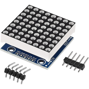 MAX7219 8x8 LED Dot Matrix Display Module 5V, MCU Control <b>DIY</b> <b>Kit</b>, For Arduino, Raspberry Pi & Microcontroller - Product Image 6
