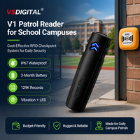 Pembaca RFID V1 Patrol untuk Kampus Sekolah Sistem Patroli Penjaga yang Hemat Biaya untuk Keamanan Harian