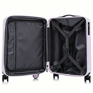 Ensemble de bagages légers en ABS+PC, 2 pièces, coque <span class=keywords><strong>rigide</strong></span>, 8 <span class=keywords><strong>roues</strong></span>, taille <span class=keywords><strong>cabine</strong></span>, sac de transport à roulettes, faible MOQ, OEM, usine de valises - Product Image 6