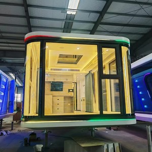 2025 Nuevo concepto <span class=keywords><strong>Casa</strong></span> contenedor prefabricada móvil Cápsula China Oficina Hotel Villa Apartamento Sleeping Pod Future Trend - Product Image 1
