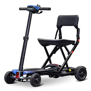 Trottinette électrique pliable portable en alliage d'aluminium à 4 roues, haute qualité, pliage à une touche, pour adultes, autonomie de 15 km, transport en avion - Product Image 3
