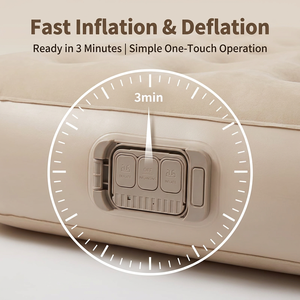 <span class=keywords><strong>Matelas</strong></span> <span class=keywords><strong>Gonflable</strong></span> Portable Épais en PVC Floqué, Étanche, Rechargeable, avec Pompe Intégrée Amovible, Idéal pour la Maison, le Camping et la <span class=keywords><strong>Randonnée</strong></span> - Product Image 3