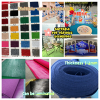 Rouleau de tapis d'exposition en polyester non tissé fin (1-2 mm), antidérapant, pour événements, salons professionnels, allées de mariage, tapis de sol