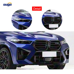 ชุดแต่ง GUGO X5M F15 สำหรับ BMW X5 ปี 2014 - <span class=keywords><strong>2018</strong></span> ให้เป็นรุ่นปี 2023+ สไตล์ G05 X5M ประกอบด้วยกันชนหน้า กระจังหน้า สเกิร์ตข้าง อุปกรณ์ตกแต่ง Facelift - Product Image 4