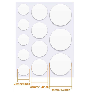 Aanpasbare Duidelijke Verwijderbare Kleefstof Herbruikbare Dubbelzijdige Ronde Nano <span class=keywords><strong>Gel</strong></span> <span class=keywords><strong>Mat</strong></span> Voor Wandmetaal Glas Keramisch Hout - Product Image 5