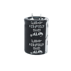 Condensadores Electrolíticos de Aluminio <span class=keywords><strong>35V</strong></span> 50V 63V 2700uF <span class=keywords><strong>3300uF</strong></span> 4700uF Condensador de Poliéster con Terminal de Tornillo 4700uF 63V - Product Image 1