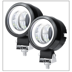 Faro redondo superbrillante LED antiniebla, foco DRL de 20W, luz de trabajo, todoterreno, 12V, 24V, luces para correr, barco, camión, <span class=keywords><strong>4x4</strong></span>, Atv - Product Image 2