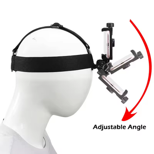 Supporto Regolabile per Telefono da Testa, Kit Supporto a Fascia per Cellulare, Accessorio per Action Camera, Vlogging e Ciclismo - Product Image 3
