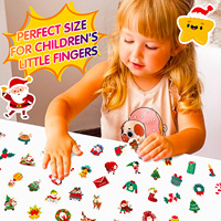 Directement du fabricant autocollants en vinyle imperméables 50 pcs d'autocollants de Noël pour ajouter une atmosphère festive