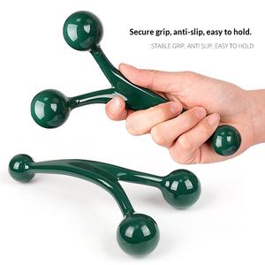 Wholesale Sports Accessories Triangle Ball <b>Massager</b> Shoulder Foot Acupoints Facial <b>Roller</b> Smooth Relax Body Tool - Product Image 2