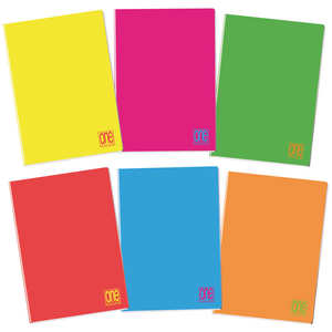 UN SOLO COLOR - CUADERNO FLUORESCENTE MAXI, 20+1 HOJAS A4 ALEATORIAS CON LÍNEAS - Product Image 1