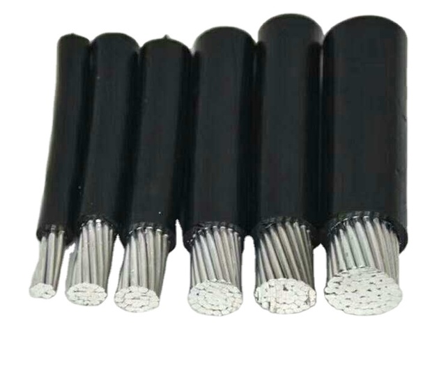 Good Quality Twisted Aluminum Twist Service Drop Electric Pvc/Xlpe Insulated Overhead Cables Specification Low  Aluminum Cable
