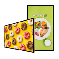 Pantalla LCD Ultrafina Samsung de 27, 32, 43, 55, 65 y 75 Pulgadas, 4K HD, para Menús de Restaurantes, Señalización Digital y Monitores LCD