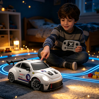 Voiture RC miniature WGNRC SG212 1/24, simulation de drift à quatre roues motrices, voiture de course électrique télécommandée, jouets de voiture de sport miniature RC