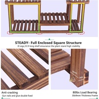 Support de plantes en bois de pin intérieur et extérieur, support de Pot de fleur, support de plante