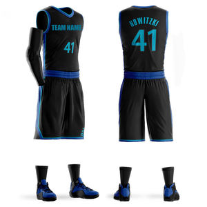 カスタマイズ可能なバスケットボールジャージ昇華プリント速乾性通気性トレーニングバスケットボールユニフォーム # 20 コリンズ # 11 コルニーズ # 7行 - Product Image 6