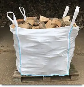 Grand sac en polypropylène pour bois de chauffage en vrac, sacs Fibc en maille ventilée et Durable, sac géant pour pommes de terre et oignons, 1000kg
