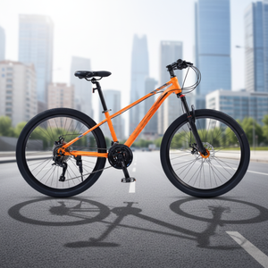 Vélo de montagne tout-terrain pour hommes et femmes, 21 vitesses, design étudiant, frein à disque, amortissement, fourche en acier, étanche, <span class=keywords><strong>26</strong></span> <span class=keywords><strong>pouces</strong></span> - Product Image 4