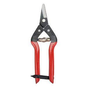 SONO J51 Light Duty Bypass Pruning Scissors-Durable Carbon Steel Blades Black Finish Metal Handles & PVC Grips - Product Image 1