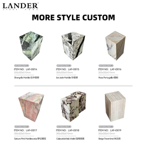 <span class=keywords><strong>Tavolino</strong></span> da Caffè in <span class=keywords><strong>Marmo</strong></span> Naturale Landerstone, Base Bassa in Calacatta Viola per Soggiorno, Personalizzabile - Product Image 6