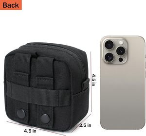 Astuccio Tattico Mini in Nylon Personalizzato, Impermeabile con Cerniera, Multiuso per Attrezzi EDC - Product Image 6