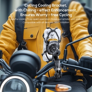 <span class=keywords><strong>Memo</strong></span> gw05 điện thoại mát điện thoại di động chủ cho xe đạp xe đạp xe máy quạt làm mát điện thoại chủ - Product Image 2