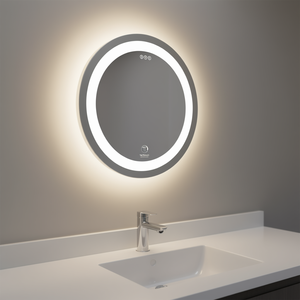 Specchio da Bagno Rotondo a LED TaoTronics con Cornice in Lega di Alluminio, Design Moderno per Uso Domestico - Product Image 2